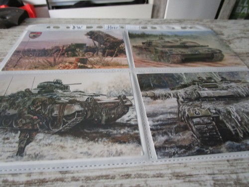 Postkarten bundeswehr heer - 8x,