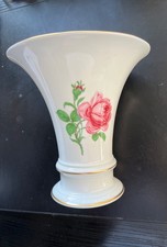 Fürstenberg Vase, Rote Rose