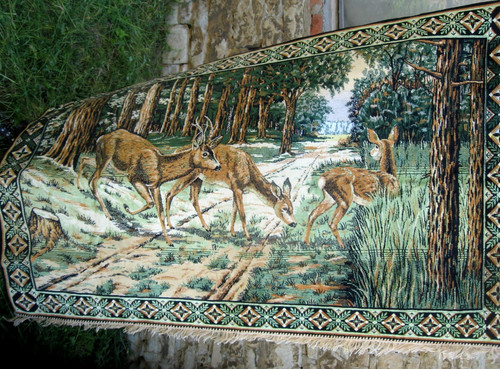Wandbehang samt rehe - samt,