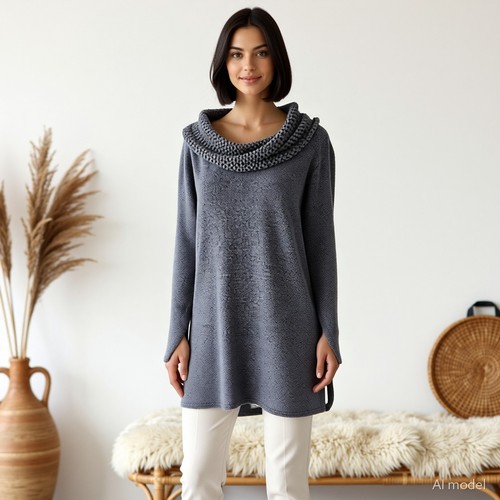 Lagenlook longshirt tunika - lagenlook,