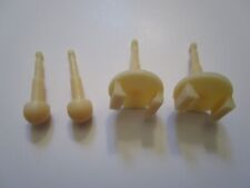 Für Captain Future Cosmoliner Zubehör je 2 Repro Geschosse gelbe Protonen Rakete