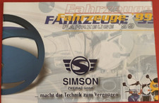 SIMSON  Gesamtkatalog  Fahrzeuge  Jahrgang 1999