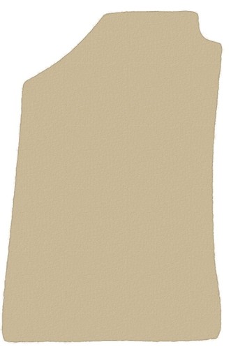 Velour beige fußmatten - velour,