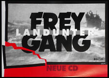 Freygang Land unter CD Rockband  1998 Plakat 84x59 cm P702