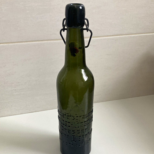 Bügelflasche bier brauerei - &,