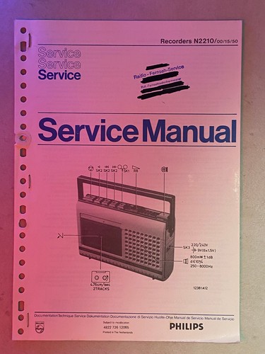 Philips service manual für - philips, service-manual