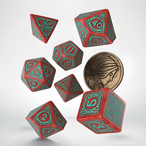 Gw58a0 the witcher dice set - gw58a0,