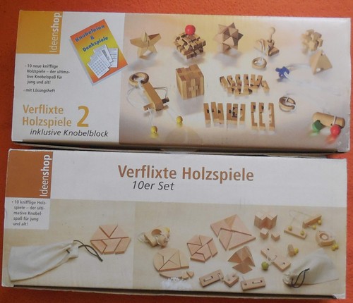 Verflixte holzspiele mit - 2x, je