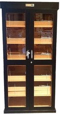 HUMIDORSCHRANK FÜR 800 ZIGARREN GLASTÜR 12 BEFEUCHTER 500 Liter HUMIDOR SCHRANK