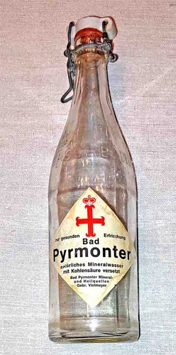 Alte bügelflasche pyrmonter - alte,