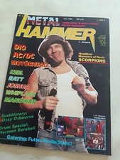 Metal Hammer 1/86 Fanzine Zeitschrift Heavy Metal Mag Metallica Ac/Dc