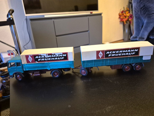 Nzg modell lkw - modell-lkw, anhängerzug