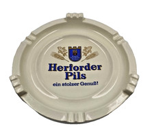 ? Herforder Pils Aschenbecher Keramik – Brauerei Felsenkeller Herford, Vintage