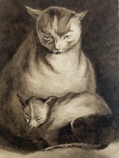 Zeichnung aquarell tinte auf - zeichnung,
