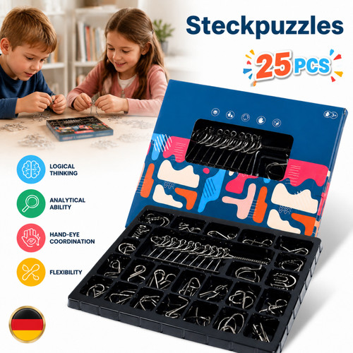 Metall puzzle stück - 25,