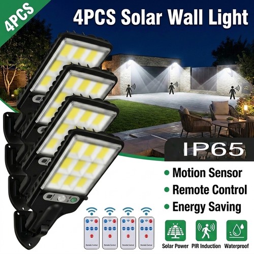 4pcs solar street light - 4pcs,