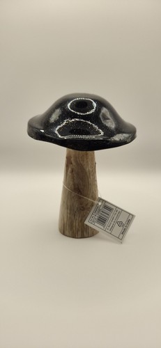Pilz deko dekofigur wurm - wurm, /holz
