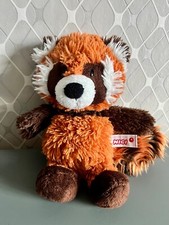 NICI Red Rod Panda Rot Stofftier Kuscheltier Plüschtier 25 cm Bär Waschbär