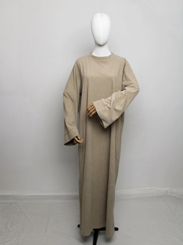 Damen cord abaya lang - damen,