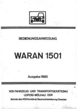 300168 Bedienung Waran1501