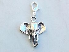 Charms Anhänger *ELEFANT KOPF Charm Elefantenkopf Silber für Bettelarmband Kette