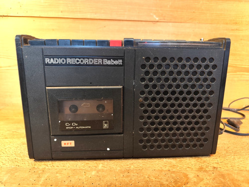 Ddr radio recorder babett - radio,