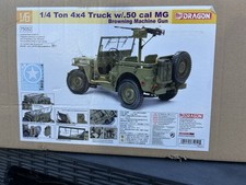 Riesiger 1:6 Jeep mit MG –