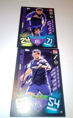 Match attax signiert - 2x,