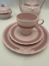 Hutschenreuther Kaffeegedeck 3 teilig drache modell exklusiv Rose