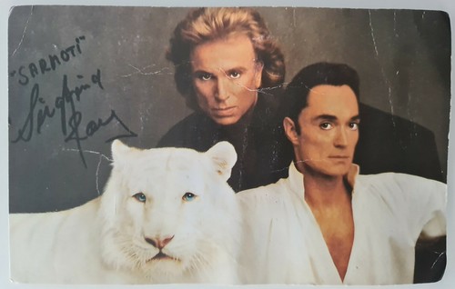 Siegfried roy xl autogramm - siegfried,