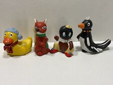 Sandmännchen Märchenwald 4 x Figur Bullyland komplett: Pittiplatsch,Ente,Fuchs..