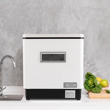 Edelstahl Geschirrspüler 60L Mini Spülmaschine Tischgeschirrspüler freistehen DE