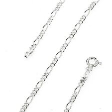 Figaro Kette 1,8 mm Stärke 925 Silber Silberkette Figarokette