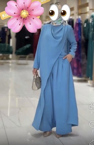 Zweiteiler hellblau elegant - zweiteiler,