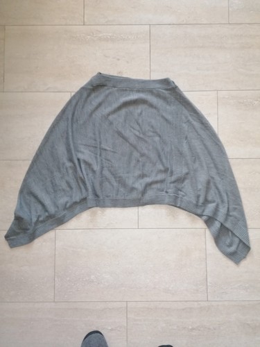 Poncho damen übergang grau - poncho,