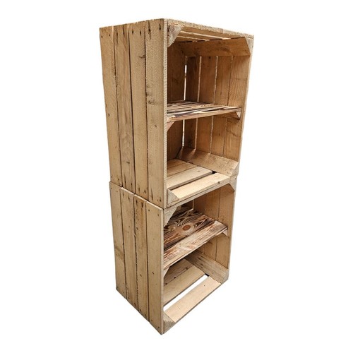 Holzkiste vintage mit - x,