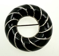 Designer Brosche Silber 925