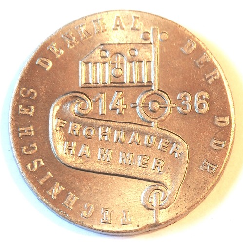 Ddr medaille frohnauer hammer - ddr,