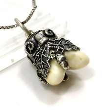 GRANDEL SILBER ANHÄNGER mit Silber Kette TRACHT  Trachten Schmuck