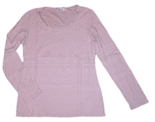 Schiesser Revival Langarmshirt altrosa Gr.40 Webmuster Baumwolle/ Seide