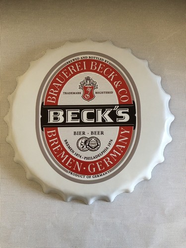Altes blechschild becks - altes,