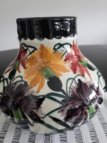 Schramberg majolika vase - majolika,