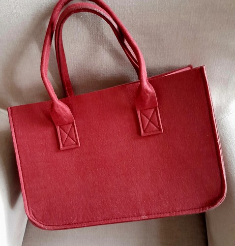 Filztasche shopper weinrot von - shopper,