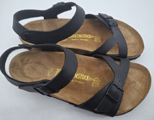 Birkenstock Rio, schwarze Sandaletten - UK 5,5, EUR 39 normal