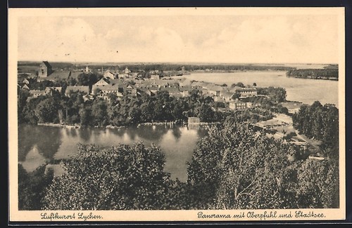 Ansichtskarte lychen panorama - ansichtskarte,