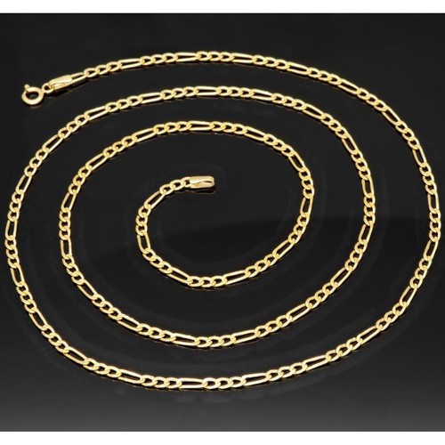 Figarokette 585 14k echt gold - figarokette,