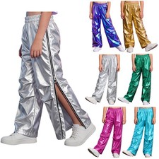 Mädchen metallic cargohose - metallic,