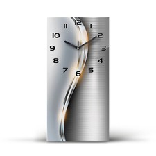 Wanduhr Echt-Glas-Küchenuhr