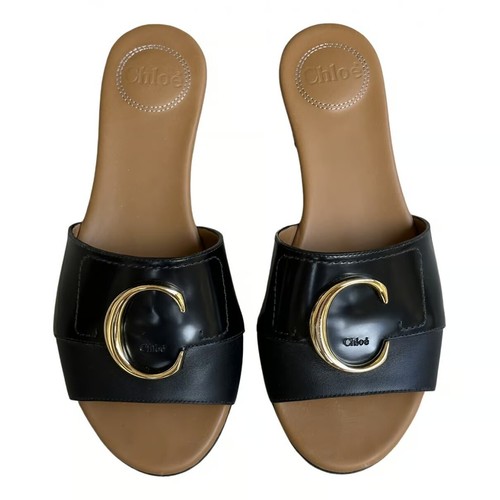 Chloe slides sandale schwarz - chloe,