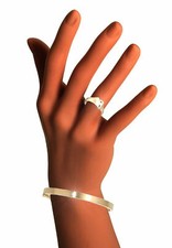 Armreif 333 echt Gold 6 mm